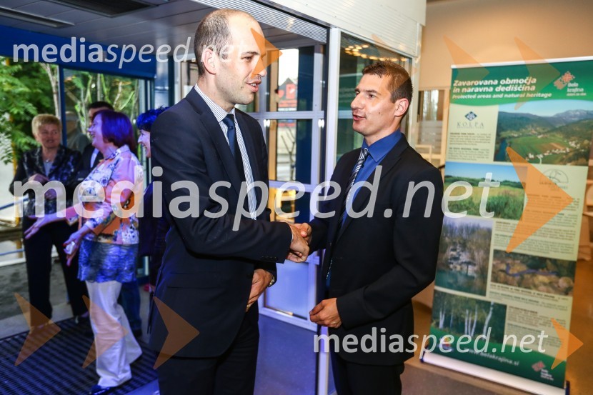  Martin Gosenca, vodja sektorja za hrano, Direktorat za hrano in ribištvo;  Peter Črnič, direktor RIC Bela krajinaUvod v Jurjevanje v Beli krajini