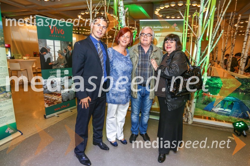  Peter Črnič, direktor RIC Bela krajina;  Jerneja  Kamnikar, ustanoviteljica in direktorica Vivo Catering;  Lado  Leskovar, pevec in ambasador Unicef;  Verica Leskovar, Turizem LjubljanaUvod v Jurjevanje v Beli krajini