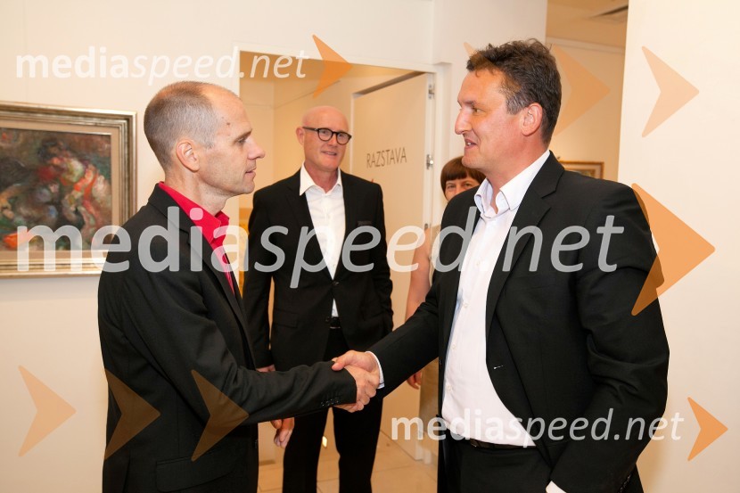  dr. Uroš Grilc, minister za kulturo;  ... 25 let Galerije Hest in otvoritev razstave impresionistov