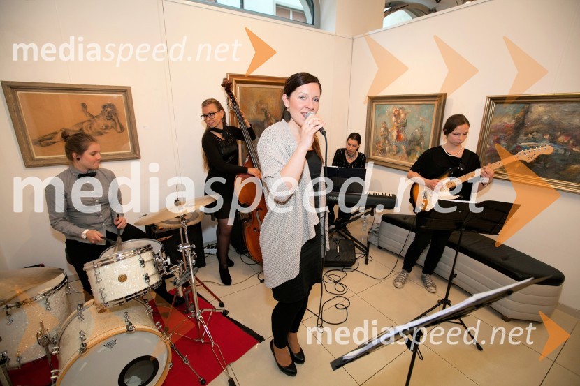 Jazz Ladies25 let Galerije Hest in otvoritev razstave impresionistov