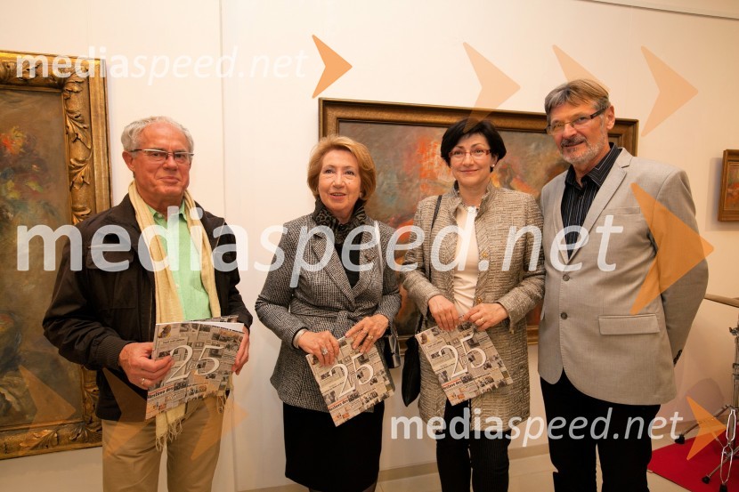  Peter Prosenc;  Meta Gabršek Prosenc, Rotary klub Maribor Park;  Mateja Meden Šerbelj; dr.  Ferdinand Šerbelj, muzejski svetnik25 let Galerije Hest in otvoritev razstave impresionistov
