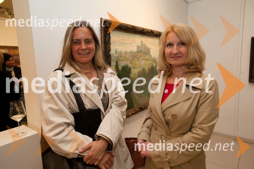  Tanja Heler;  Zvezdana Valek25 let Galerije Hest in otvoritev razstave impresionistov