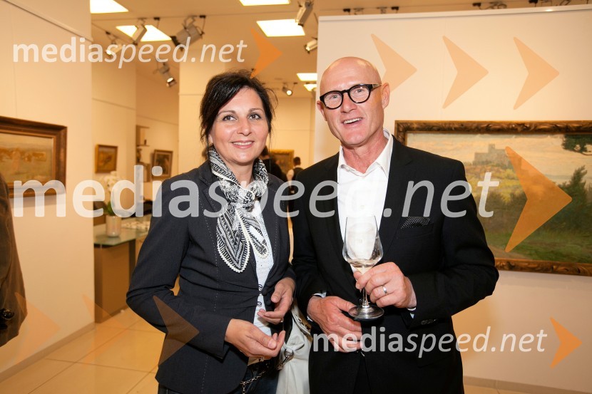  ... ;  Emil Šarkanj, lastnik Galerije Hest25 let Galerije Hest in otvoritev razstave impresionistov