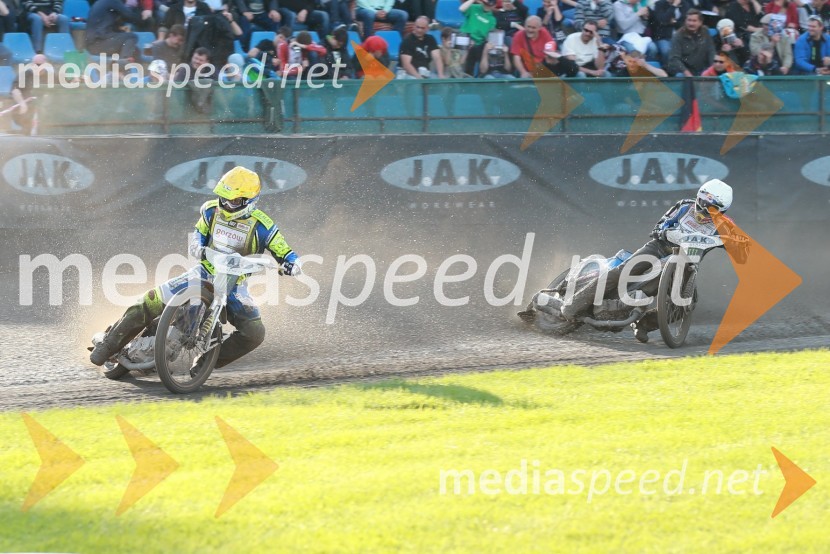  Krzysztof  Kasprzak, speedwayist (Poljska);  Jaroslaw  Hampel, speedwayist (Poljska)Žagar izvrsten tretji v Pragi
