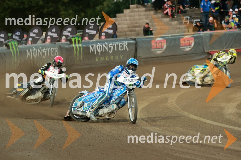 Andreas  Jonsson, speedwayist (Švedska);  Matej Žagar, speedwayist (Slovenija);  Troy Batchelor, speedwayist (Avstralija)Žagar izvrsten tretji v Pragi