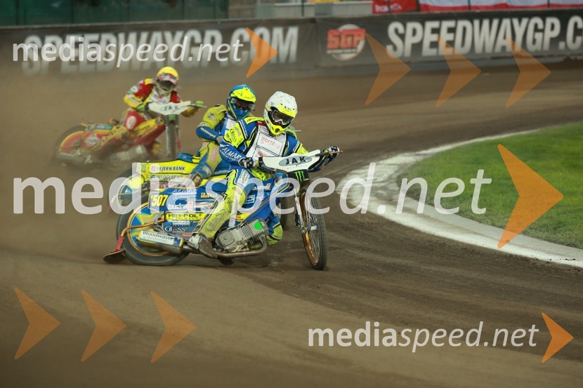  Kenneth Bjerre, speedwayist (Danska);  ... ;  Krzysztof  Kasprzak, speedwayist (Poljska)Žagar izvrsten tretji v Pragi