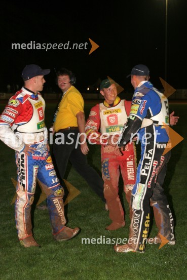 Lukas Dryml - Češka, Matej Ferjan, Madžarska - Slovenija in Matej Žagar, AMTK LjubljanaSPEEDWAY, 8. Zlata čelada
