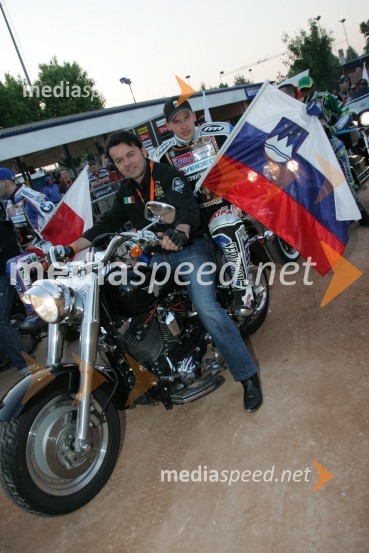 ... in Matej Žagar (Slovenija)SPEEDWAY SGP 2007, VN Italije, dirka