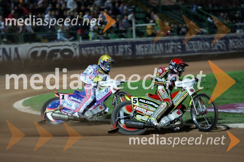 Jason Crump, Avstralija in Leigh Adams, AvstralijaSPEEDWAY SGP 2007, VN Italije, dirka