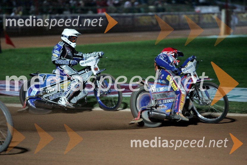Matej Žagar, Slovenija in Chris Harris, Velika BritanijaSPEEDWAY SGP 2007, VN Italije, dirka
