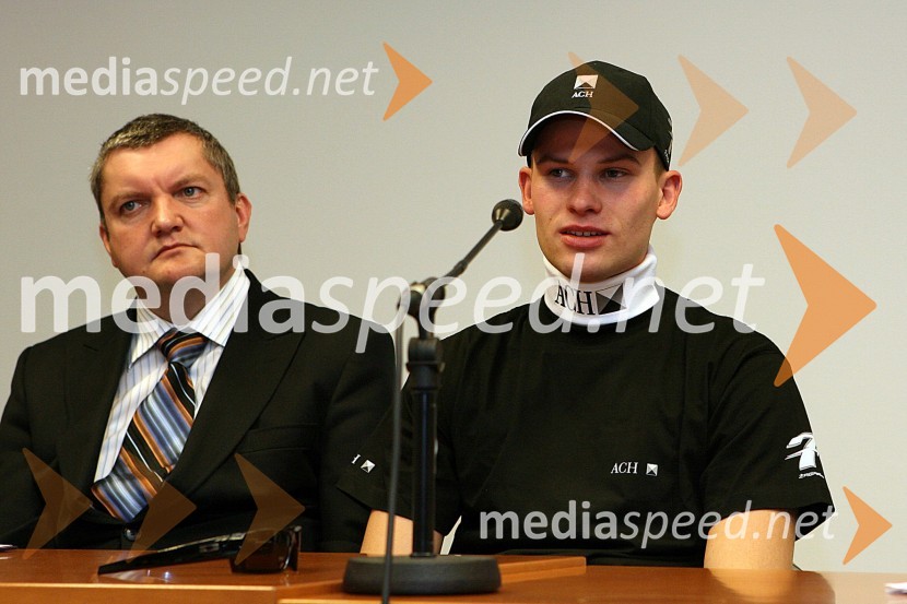 Igor Kolenko, ST Lendava in Matej Žagar, speedwayistTiskovna konferenca AMZS in AMTK Ljubljana