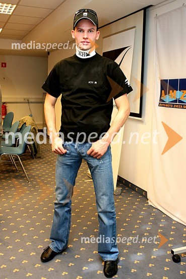 Matej Žagar, speedwayistTiskovna konferenca AMZS in AMTK Ljubljana