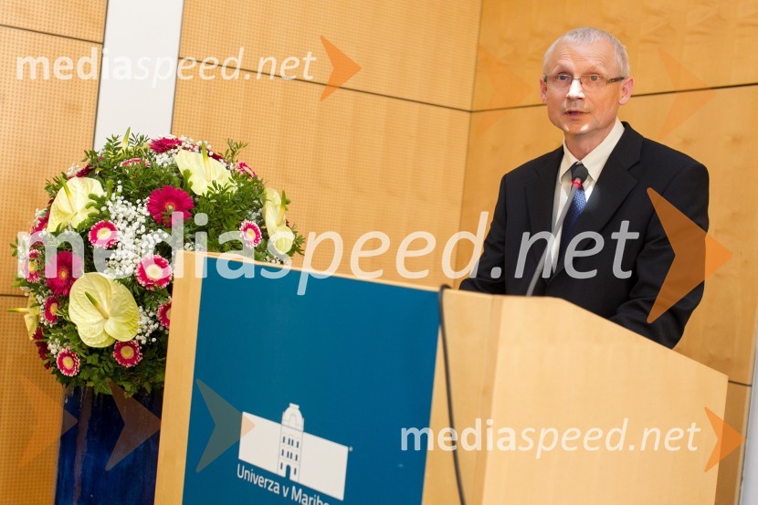 prof. dr. Franc  Janžekovič, Fakulteta za naravoslovje in matematiko, Univerza v MariboruPromocija doktorjev znanosti UM, junij 2014