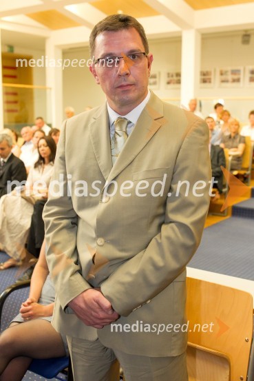 dr. Árpád Ivánecz, Medicinska fakulteta, Univerza v MariboruPromocija doktorjev znanosti UM, junij 2014