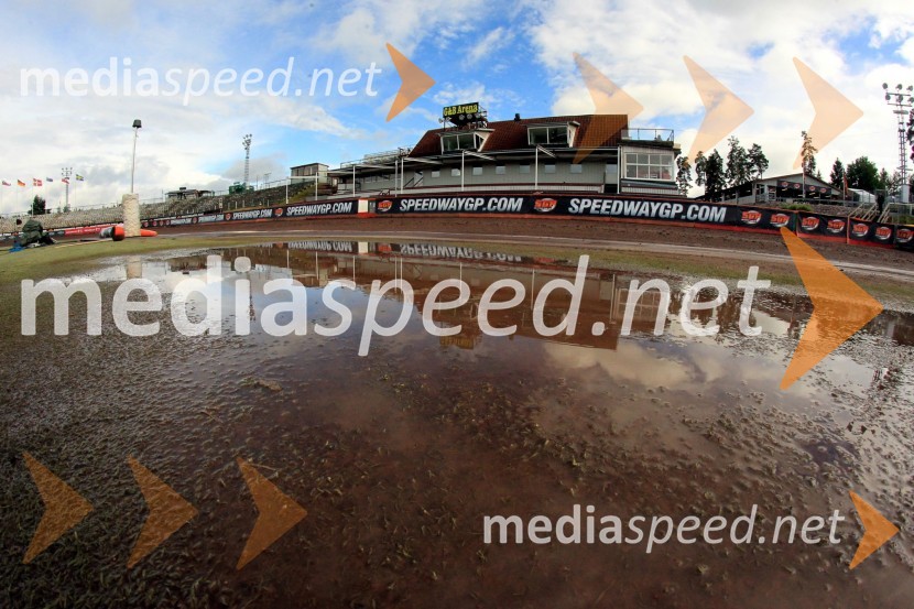 Mallila, razmere na progiŽagar brez treninga pred VN Švedske