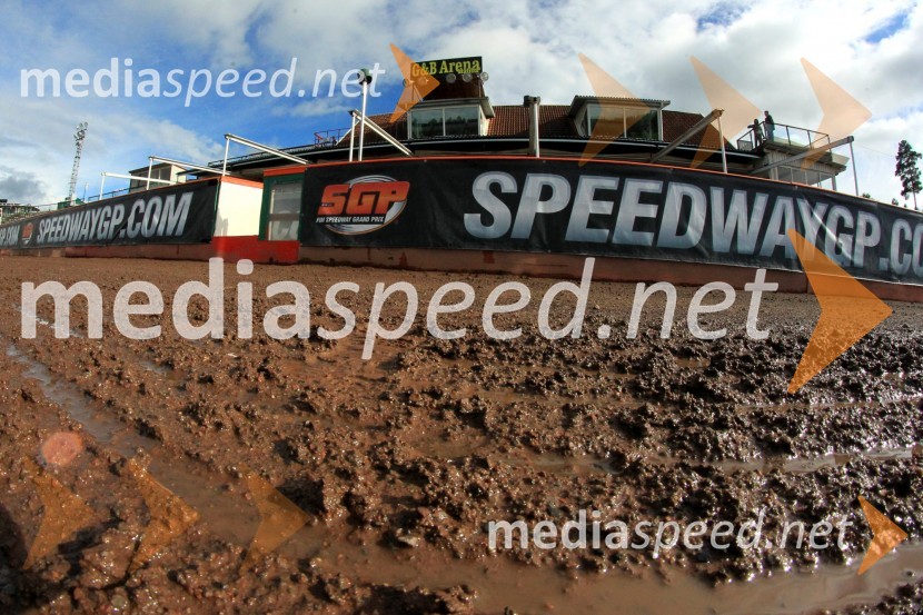 Mallila, razmere na progiŽagar brez treninga pred VN Švedske