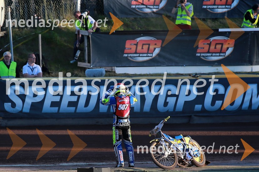  Krzysztof  Kasprzak, speedwayist (Poljska)Žagarjev boks s Pedersenom in pomembnih deset točk