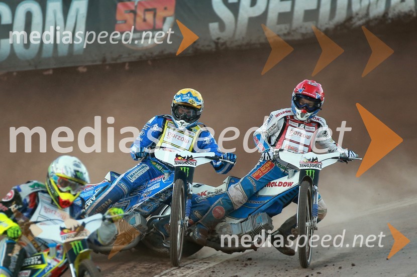  Matej Žagar, speedwayist (Slovenija);  Nicki  Pedersen, speedwayist (Danska)Žagarjev boks s Pedersenom in pomembnih deset točk