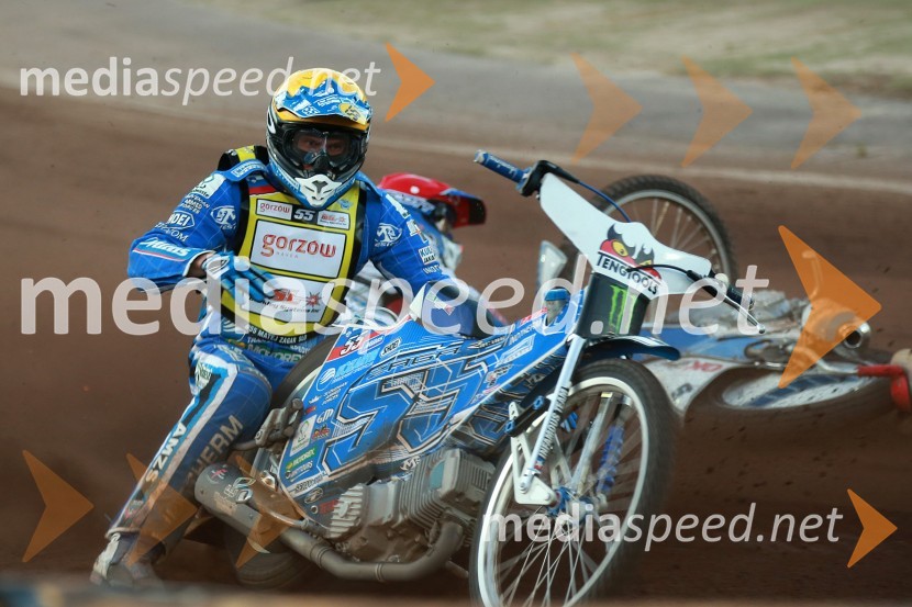  Matej Žagar, speedwayist (Slovenija)Žagarjev boks s Pedersenom in pomembnih deset točk