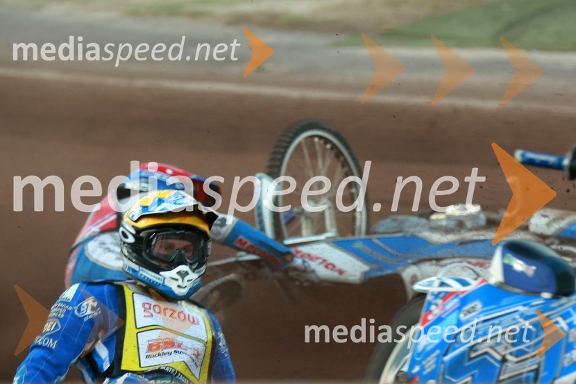  Matej Žagar, speedwayist (Slovenija)Žagarjev boks s Pedersenom in pomembnih deset točk