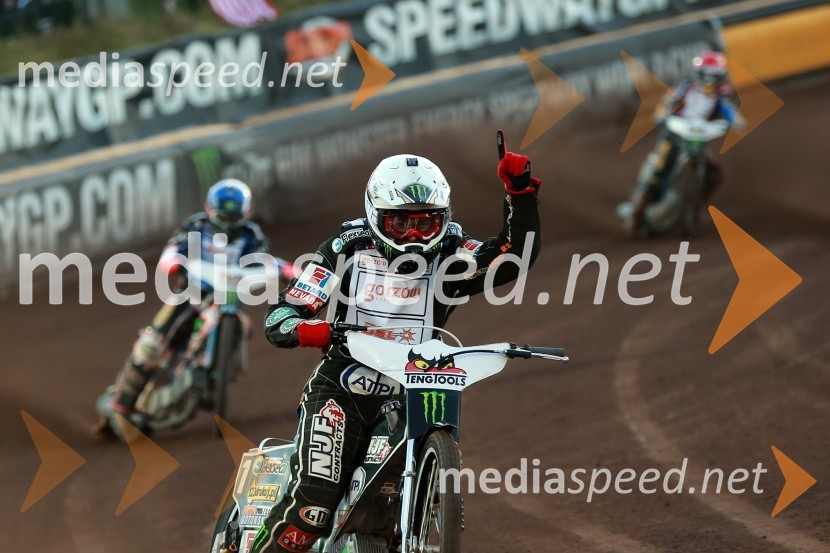  Tai  Woffinden, speedwayist (Velika Britanija)Žagarjev boks s Pedersenom in pomembnih deset točk