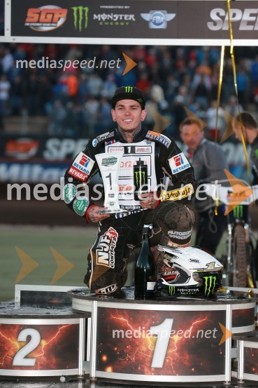  Tai  Woffinden, speedwayist (Velika Britanija)Žagarjev boks s Pedersenom in pomembnih deset točk