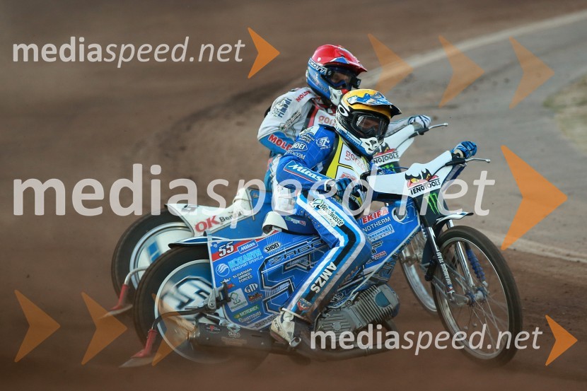  Nicki  Pedersen, speedwayist (Danska);  Matej Žagar, speedwayist (Slovenija)Žagarjev padec in obračun s Pedersenom