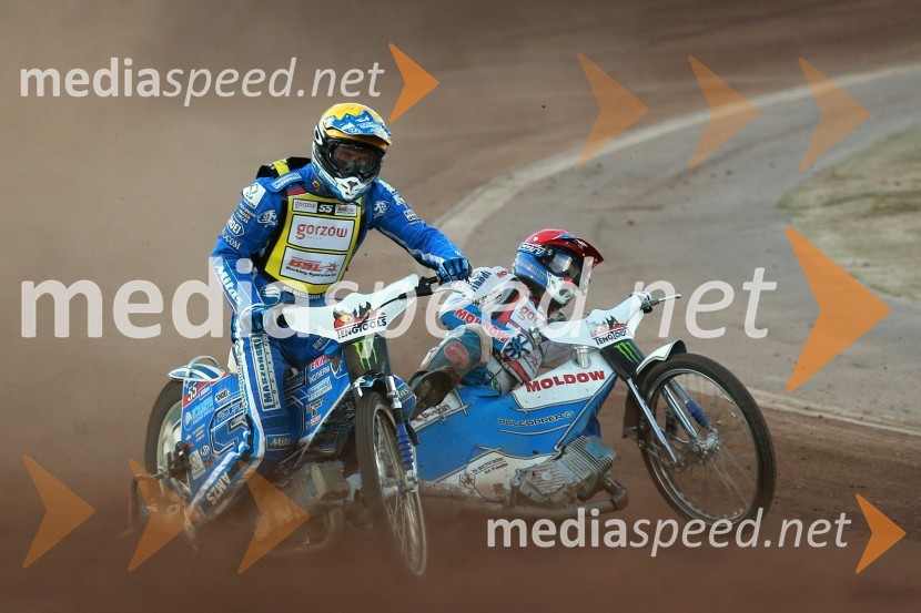  Matej Žagar, speedwayist (Slovenija);  Nicki  Pedersen, speedwayist (Danska)Žagarjev padec in obračun s Pedersenom