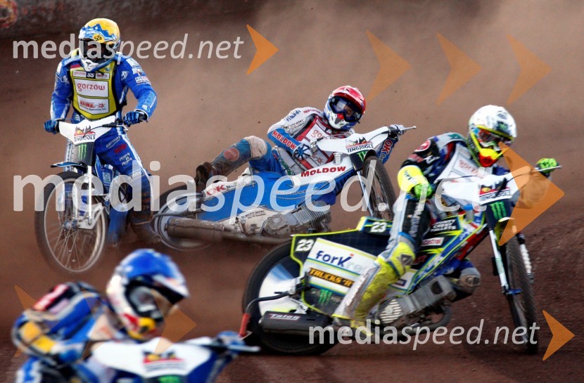  Matej Žagar, speedwayist (Slovenija);  Nicki  Pedersen, speedwayist (Danska)Žagarjev padec in obračun s Pedersenom
