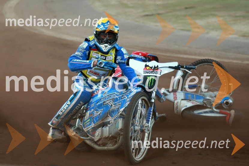  Matej Žagar, speedwayist (Slovenija)Žagarjev padec in obračun s Pedersenom