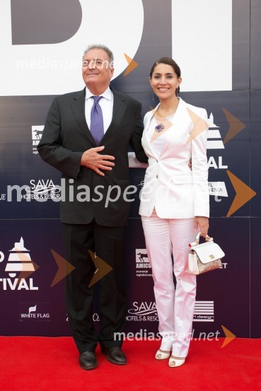  Armand Assante, igralec;  Caterina Murino, igralkaBled film festival, otvoritvena slovesnost