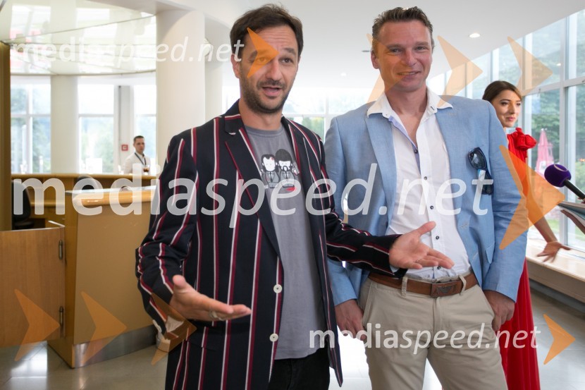  Slobodan Maksimović, režiser;  Nenad Tokalić, igralecBled film festival, otvoritvena slovesnost