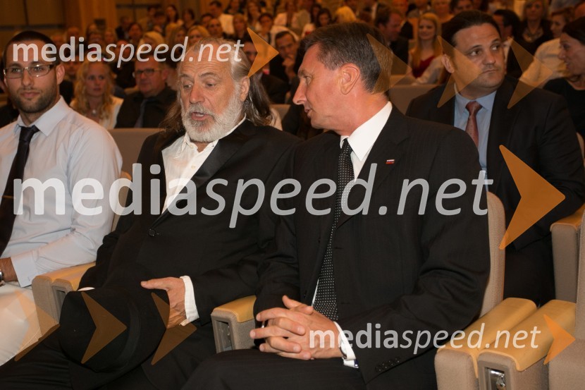  Rade Šerbedžija, igralec;  Borut Pahor, predsednik Republike SlovenijeBled film festival, otvoritvena slovesnost