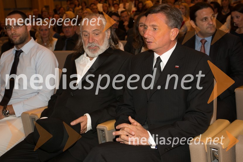  Rade Šerbedžija, igralec;  Borut Pahor, predsednik Republike SlovenijeBled film festival, otvoritvena slovesnost