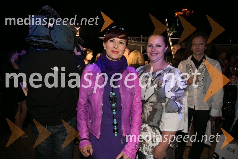  Bojana Jurenec, managerka;  Katja Jurgec Bricman,  Porcelan CatbryurBled film festival, otvoritvena slovesnost