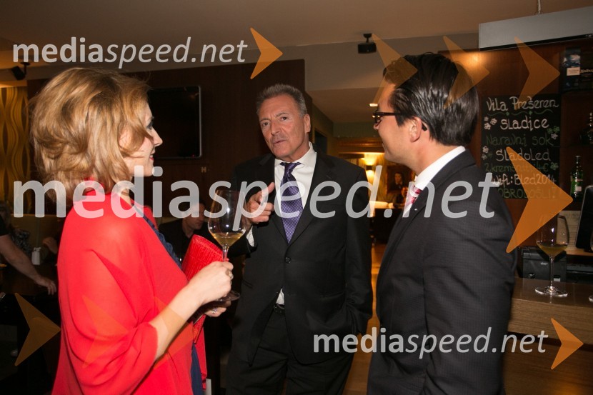  Angelina  Schupet;  Armand Assante, igralec;  Lothar Schupet,  generalni direktor BMW Group SlovenijaBled film festival, otvoritvena slovesnost