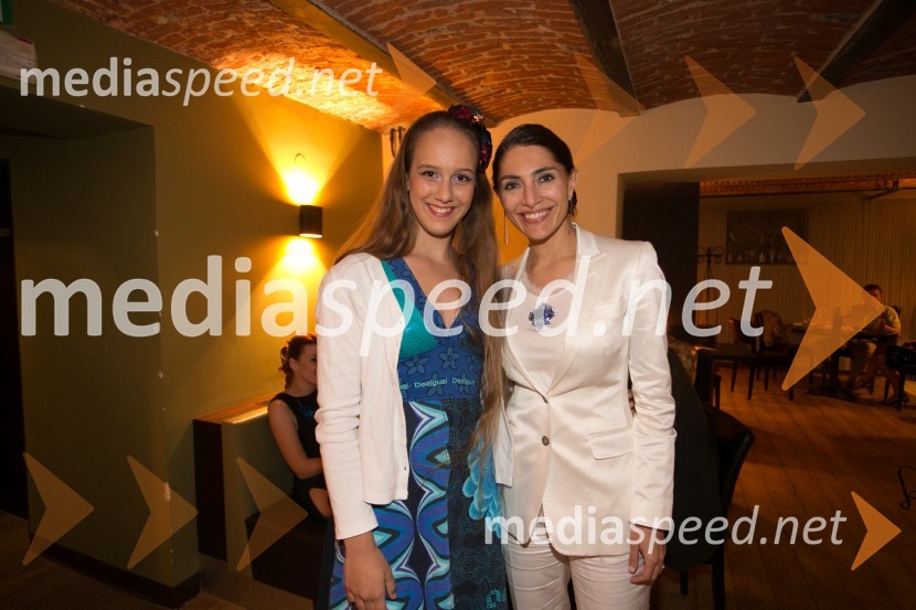  Zala Linea Rutar;  Caterina Murino, igralkaBled film festival, otvoritvena slovesnost