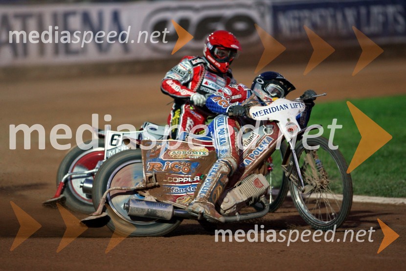 Jaroslaw Hampel, Poljska in Hans Andersen, DanskaSPEEDWAY SGP 2007, VN Italije, dirka