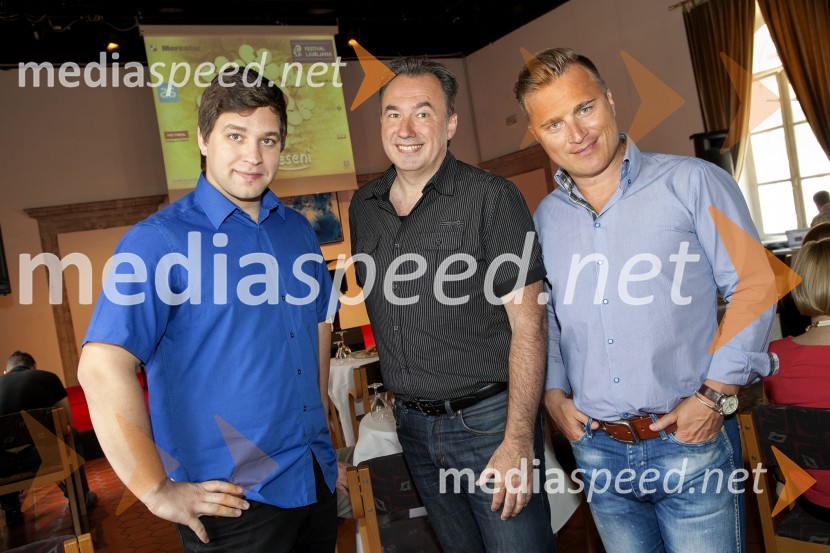  Domen Križaj, pevec;  ... ;  Matjaž Robavs, pevecMuzikal Cvetje v jeseni, novinarska konferenca