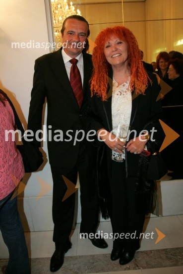 Irena Polanec, slikarka z možem BojanomTesla Electric Company, predstava Pandur Theaters v SNG Maribor