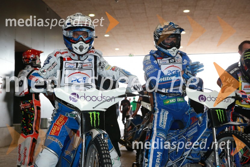 Nicki  Pedersen, speedwayist (Danska);  Matej Žagar, speedwayist (Slovenija)Žagar že v prvi vožnji s Pedersenom