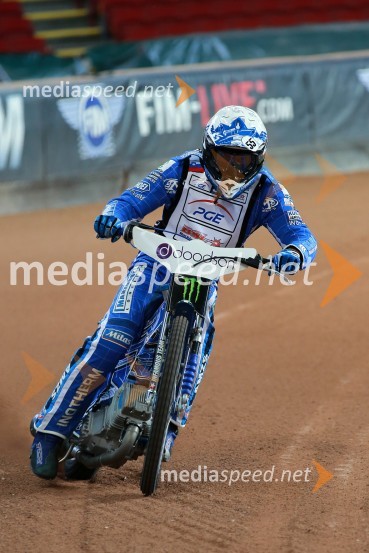  Matej Žagar, speedwayist (Slovenija)Žagar že v prvi vožnji s Pedersenom