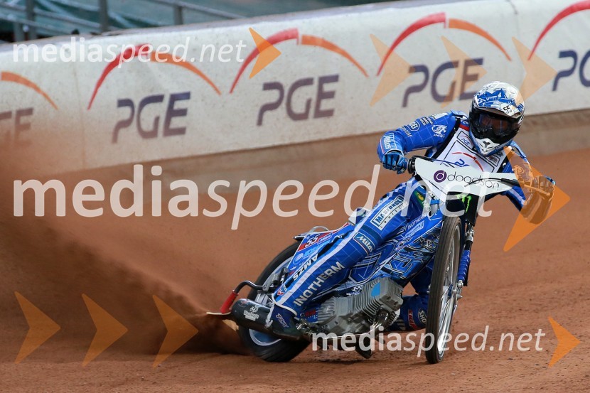  Matej Žagar, speedwayist (Slovenija)Žagar že v prvi vožnji s Pedersenom