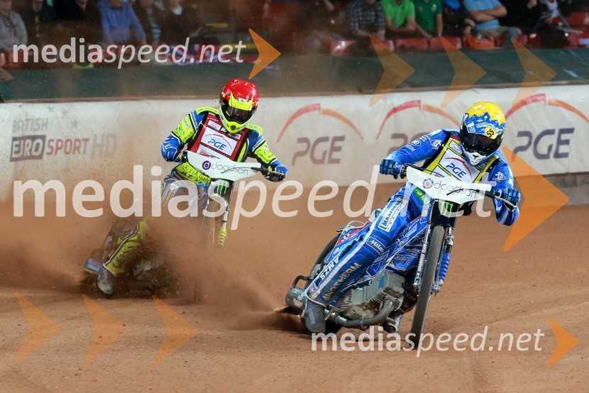  Krzysztof  Kasprzak, speedwayist (Poljska);  Matej Žagar, speedwayist (Slovenija)Iversen zadnji kralj Parkna, Žagar za točko ob polfinale