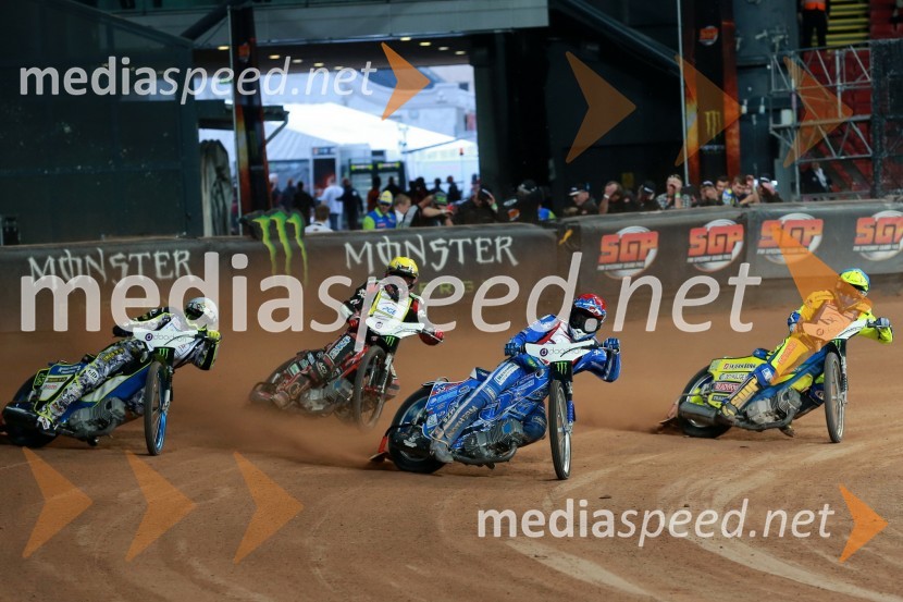  Troy Batchelor, speedwayist (Avstralija);  Chris Harris, speedwayist (Velika Britanija);  Matej Žagar, speedwayist (Slovenija);  Kenneth Bjerre, speedwayist (Danska)Iversen zadnji kralj Parkna, Žagar za točko ob polfinale
