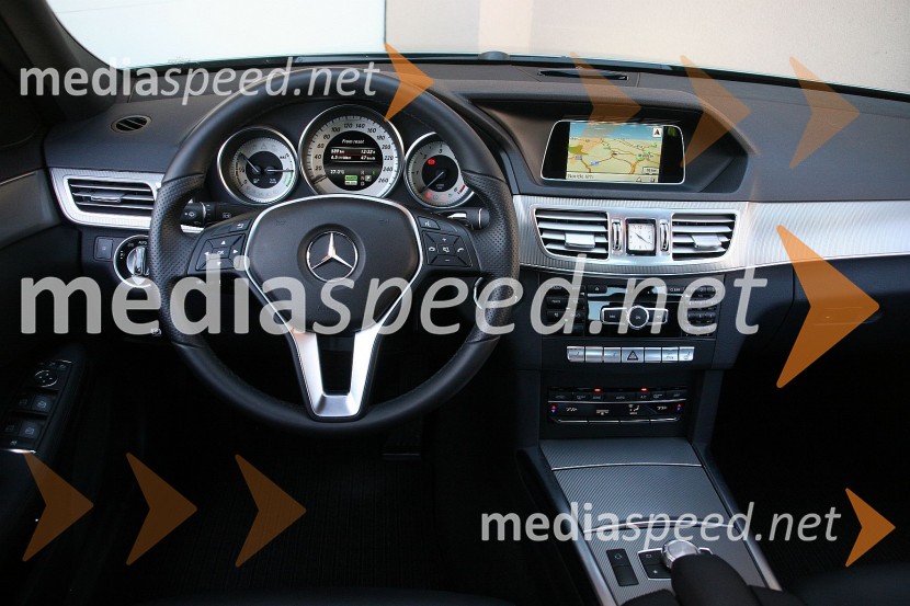 Mercedes-Benz E 300 Bluetec Hybrid, notranjostMercedes-Benz E 300 Bluetec Hybrid, mediaspeed test