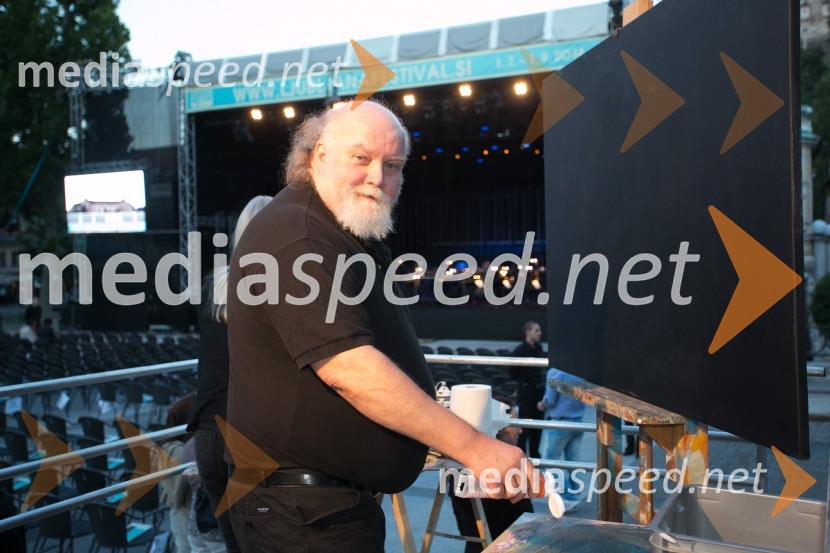  Zmago Modic, slikar62. Ljubljana Festival, otvoritev s Carmino Burano