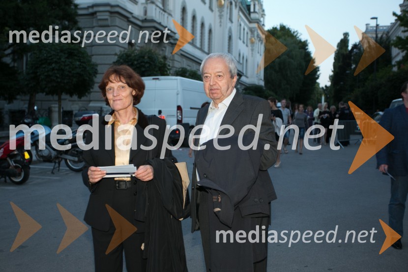 Jani Golob, skladatelj s soprogo62. Ljubljana Festival, otvoritev s Carmino Burano