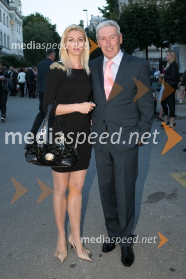  Špela Draksler, Festival Ljubljana;  Aleš Čerin, podžupan Mestne občine Ljubljana62. Ljubljana Festival, otvoritev s Carmino Burano