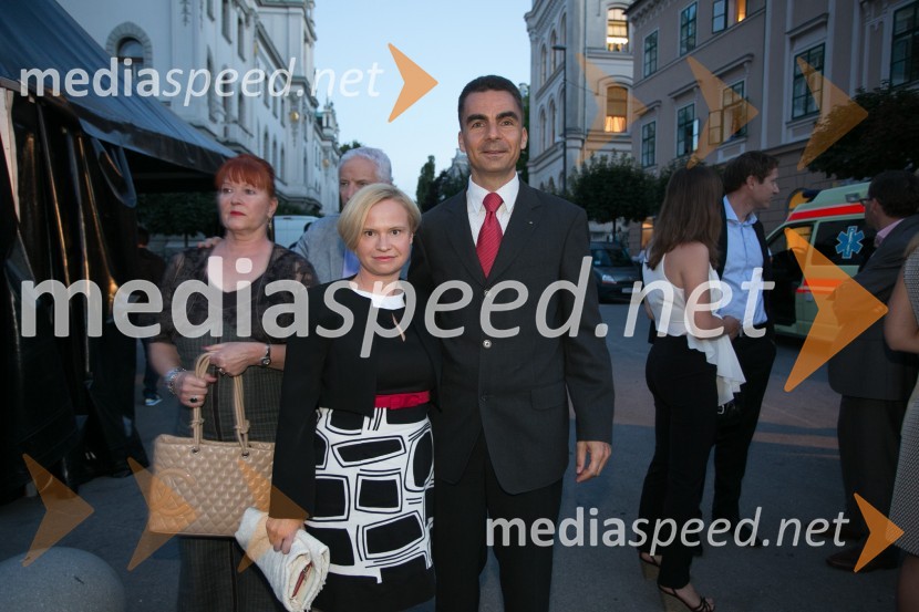  Andreja Šuštaršič Tomšič;  Danilo Tomšič, Telekom Slovenije62. Ljubljana Festival, otvoritev s Carmino Burano